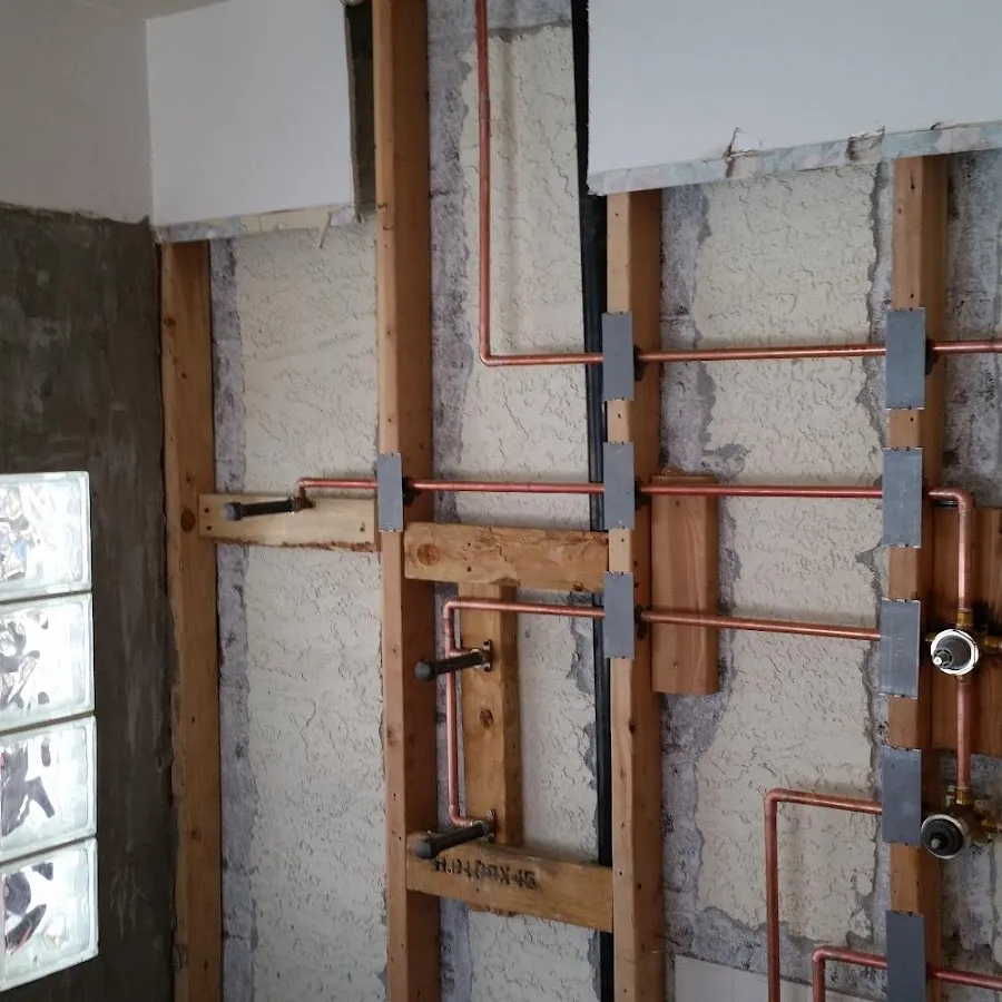 Copper pipe installation for Burst Pipe Repair in Enoch